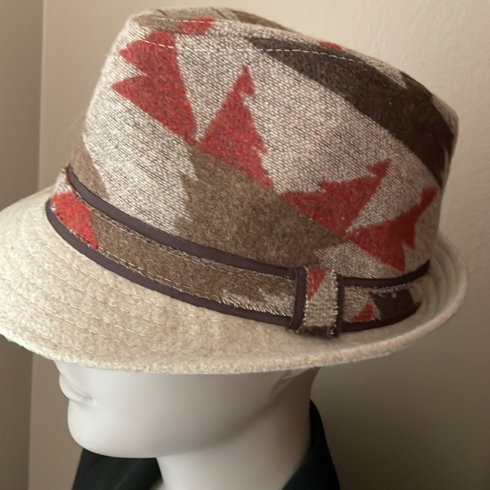 NWOT Charlotte Russe Wool Fedora Southwest Pattern Hat